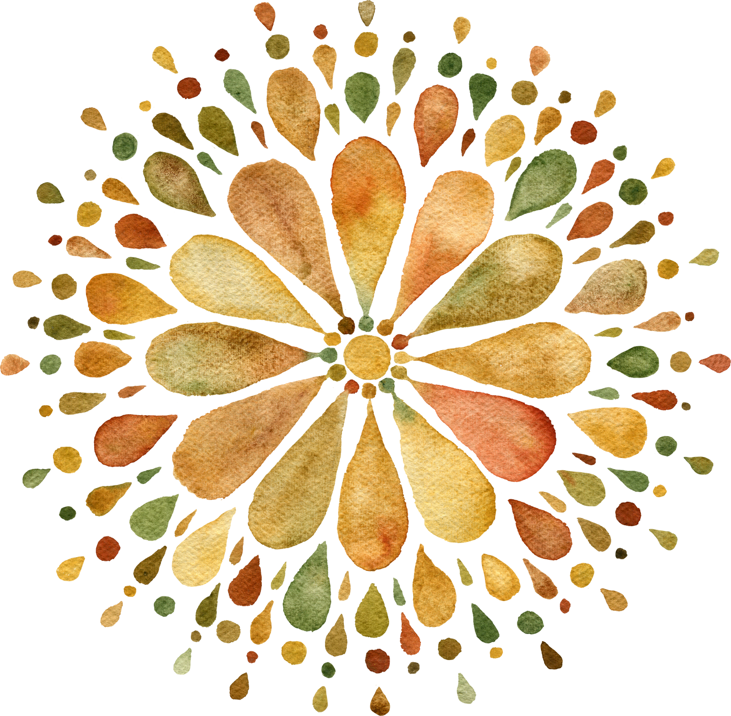 Autumn Mandala Illustration 