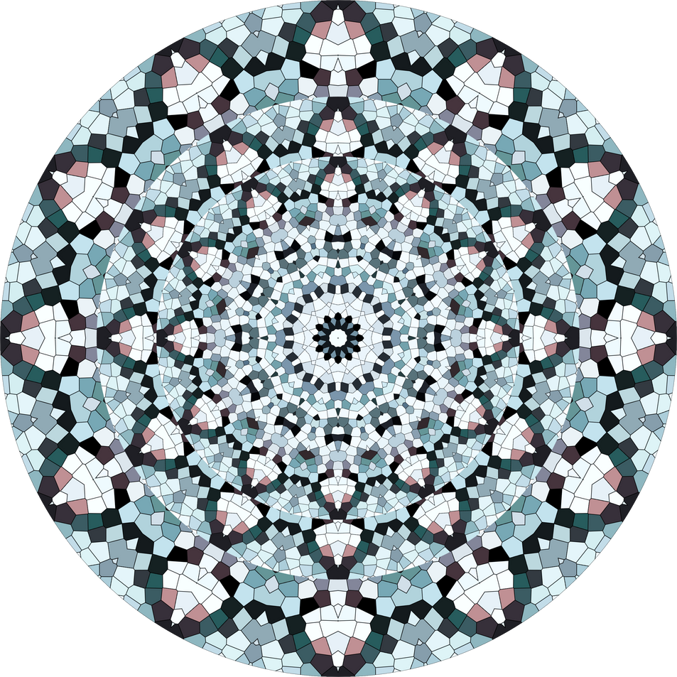 Fractal Mosaic Illustration